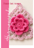 Elegant Triangle with Flower — Crochet Pattern