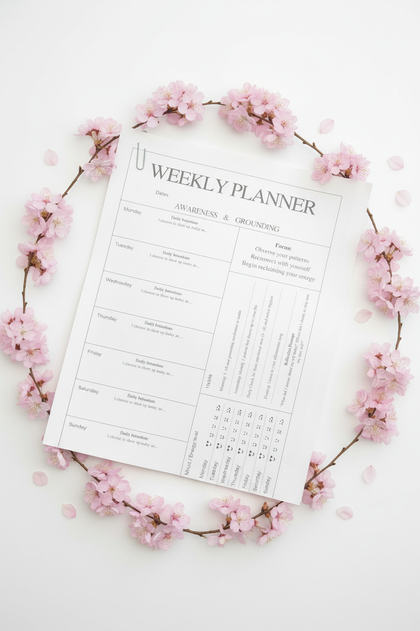 Weekly Planner — Botanical Styled